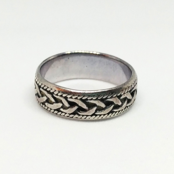 Vintage Jewelry - SOLD Sterling Silver Braid Band Ring